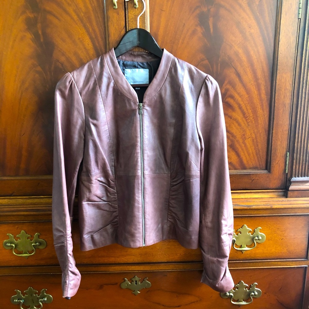 Classiques Entier Leather Jacket Sz Med Nordstrom